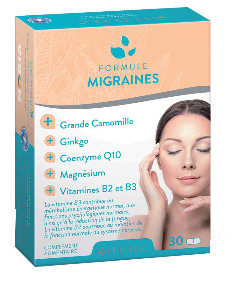 Formule migraines 30 unités - H.D.N.C